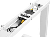 Mesa Electrica Ergonomica Altura Regulable Motor Dual  Sin Tablero Color Estructura Blanca Control Tactil Altura Desde 620mm-1280mm