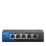 EAN 4260184666706 - Linksys LGS105 No administrado L2 Gigabit Ethernet (10/100/1000) Negro, Azul imagen 3