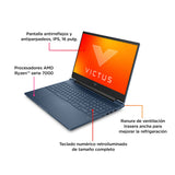 EAN 0197497517538 - HP Victus Gaming Victus 16-s0014ns AMD Ryzen™ 7 7840HS Portátil 40,9 cm (16.1") Full HD 16 GB DDR5-SDRAM  imagen 4
