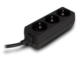 Ewent Regleta 3 Tomas Negro Ew3959