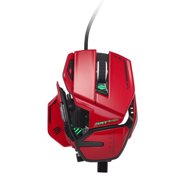 Mad Catz R.A.T. 8+ Adv Ratón Gaming Mr06dcinrd000-0