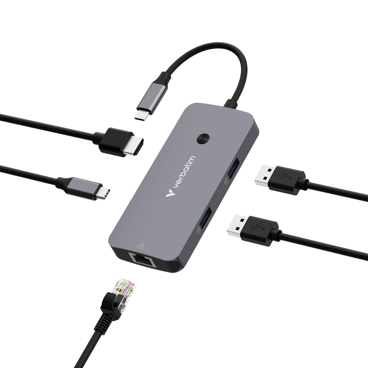 EAN 0023942321507 - Verbatim CMH-05 USB Tipo C 5000 Mbit/s Plata imagen 1