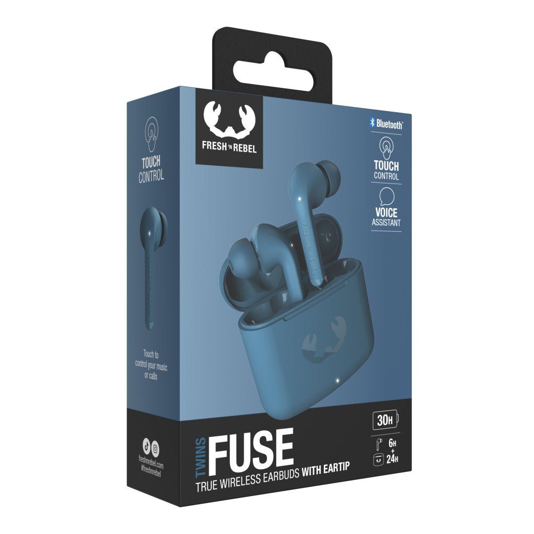 EAN 8720249805885 - Fresh 'n Rebel Twins Fuse Auriculares True Wireless Stereo (TWS) Dentro de oído Llamadas/Música/Deporte/U imagen 9