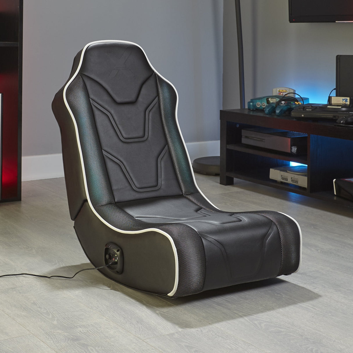 EAN 0094338514032 - X Rocker Chimera Silla gaming Negro, Blanco imagen 2