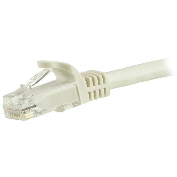 7.5 M Cat6 Cable White         Cabl Snagless - 24 Awg Copper Wire