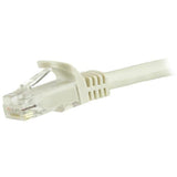 7.5 M Cat6 Cable White         Cabl Snagless - 24 Awg Copper Wire