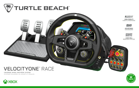 EAN 0731855007264 - Turtle Beach VelocityOne Negro USB Volante + Pedales PC, Xbox One, Xbox Series S, Xbox Series X imagen 11