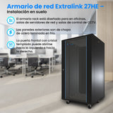 Armario Rack De Pie Extralink 27u 600x800 Negro
