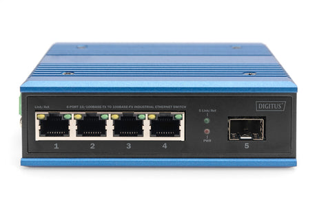 EAN 4016032485490 - Digitus DN-651130 switch No administrado Fast Ethernet (10/100) Negro, Azul imagen 5
