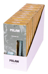 Milan Caja Regalo Serie Lava Con Bolígrafo P1, Portaminas Pl1 0.5 Y Afilaborra Capsule Verde