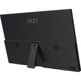 Msi Pro Mp165de E6, Monitor Led 39,6 Cm (15,6 Pulgadas), Negro, Fullhd, Ips, Hdmi, Usb-C, Altavoces 9s6-3pe50m-002