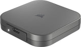 Disco Duro Corsair Ex400u Usb4 Ssd Externo 2tb Usb-C Thunderbolt 4 Hasta 4.000 Mb S Formato Portátil Pequeño