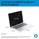 EAN 0199896061681 - HP OmniBook 5 Flip 2-in-1 14-fp0045ns Intel Core 7 150U Híbrido (2-en-1) 35,6 cm (14") Pantalla táctil 2K imagen 6