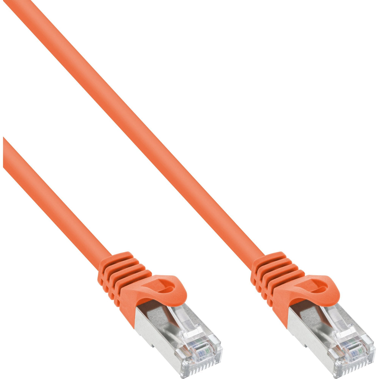 Cable De Red Inline Sf/Utp Cat.5e Naranja 0,3m