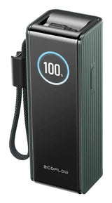 Ecoflow Rapid 25k Build-In Cable - Powerbank Green