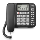 Gigaset Dl580 Teléfono Fijo Teclas Grandes Negro