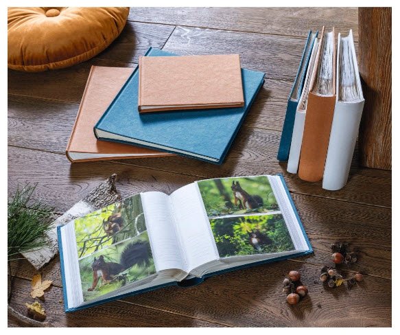 Hama Wrinkled Azul 10x15 200 Fotos Einsteck/Memo     7615