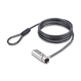Slim Laptop Cable Lock 6.6ft - Noble Wedge Slot Compatible