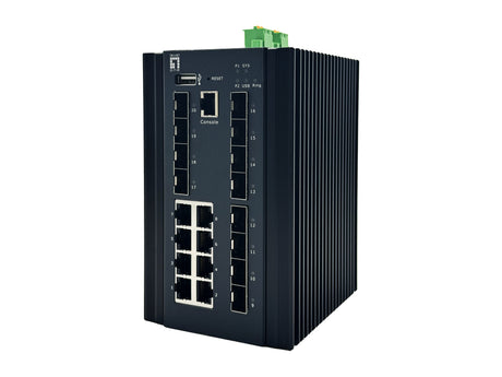 EAN 4015867239278 - LevelOne IGU-2072 switch Gestionado L2+ Gigabit Ethernet (10/100/1000) Negro imagen 1
