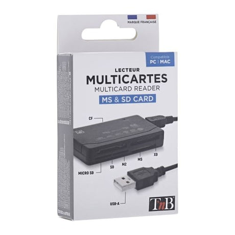 EAN 3303170115657 - T'nB READERSD3 lector de tarjeta USB 2.0 Interno Negro imagen 5