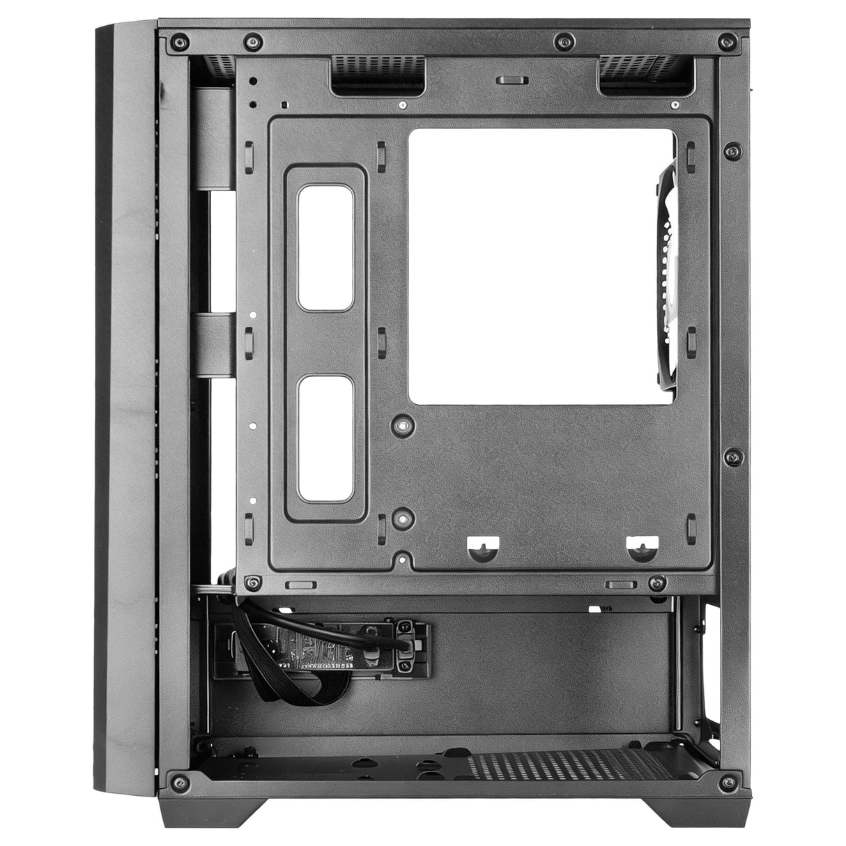 Caja Pc Atx Semitorre Mars Gaming Mc-Quantum Doble Cristal Templado Argb Gpu 335mm Negra