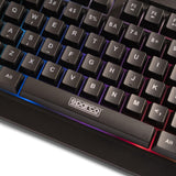 Teclado Español Sparco  Spmemkeybesp Gaming Negro Qwerty Cable Usb
