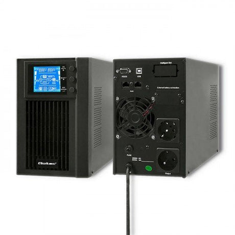 EAN 5901878530420 - Qoltec 53042 sistema de alimentación ininterrumpida (UPS) Doble conversión (en línea) 1 kVA 800 W 2 salid imagen 12