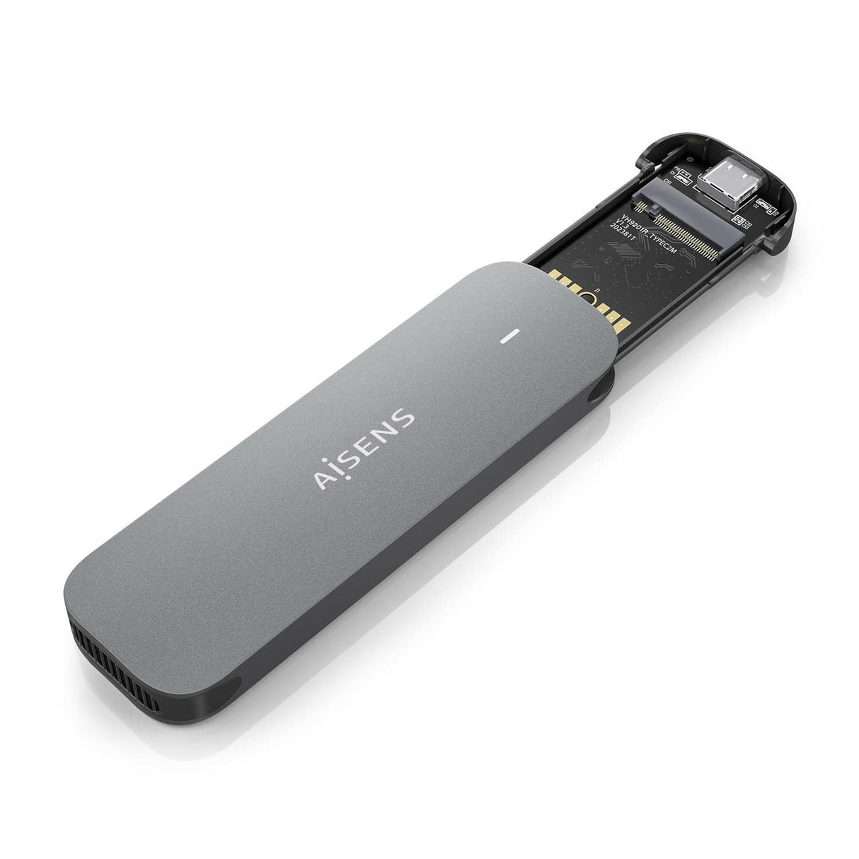 EAN 8436574709674 - AISENS ASM2-006GRY caja para disco duro externo Caja externa para unidad de estado sólido (SSD) imagen 2