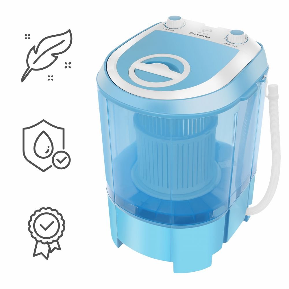 Electro. Lavadora Manta 2.8kg Centrif. Portable