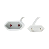 Logilink Cable De Alimentación, De Extensión 2m, Blanco