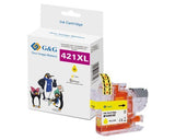 G&G Tinte Komp. Con Brother Lc421xly Patr. 500 Copias Amarillo