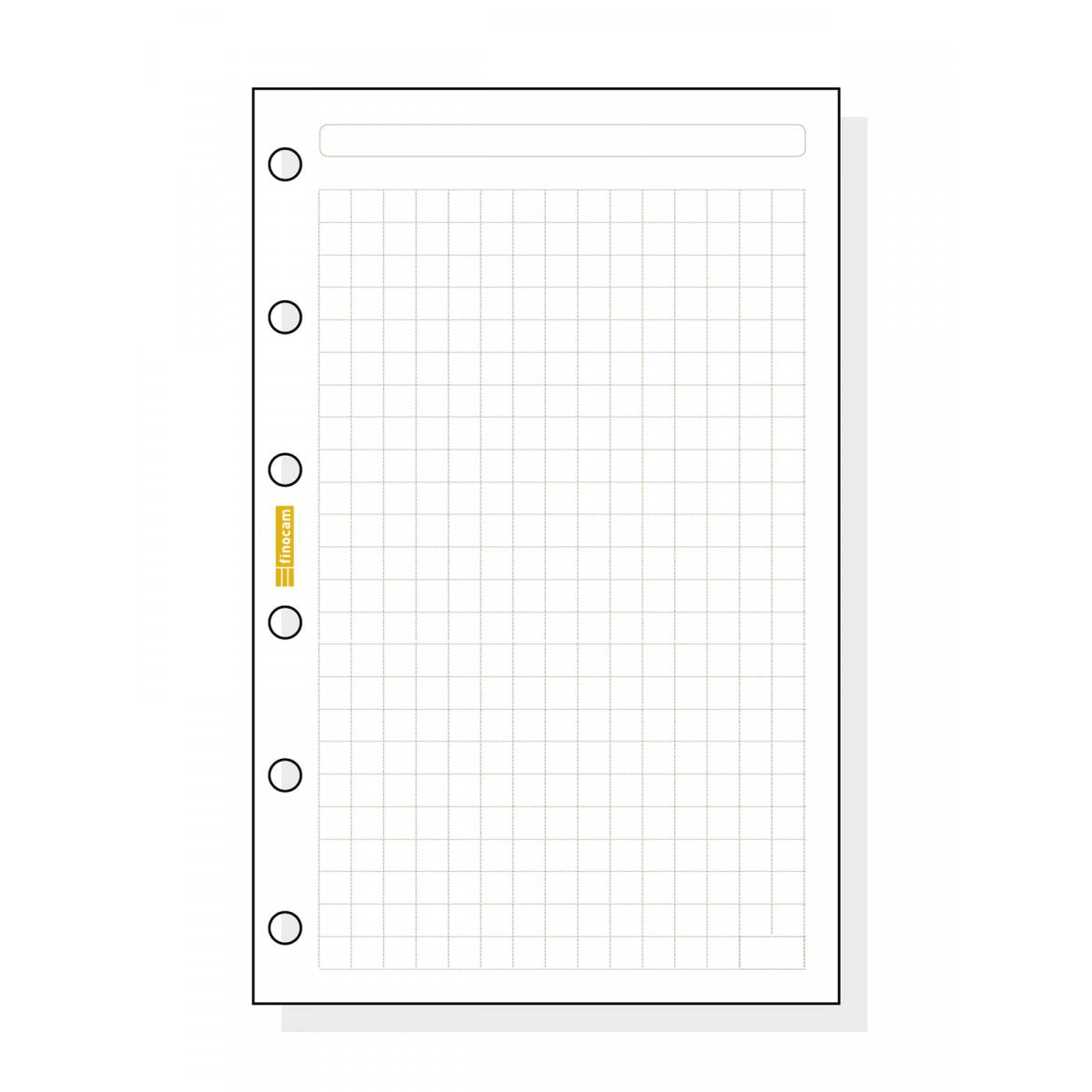 Finocam Recambio Agenda Anual Classic C240 Cuadrícula 73x114mm
