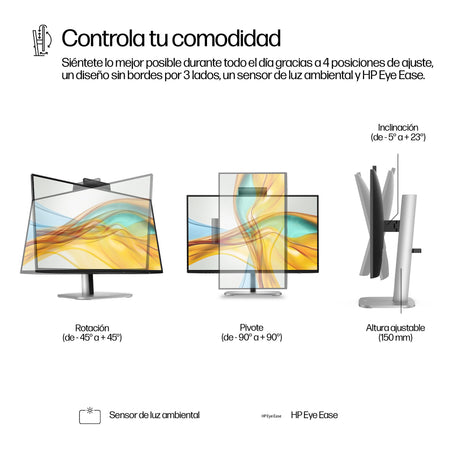 EAN 5715063749470 - HP Series 5 Pro 524pm pantalla para PC 60,5 cm (23.8") 1920 x 1080 Pixeles Full HD LCD Negro imagen 7