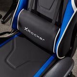 EAN 94338512465 - X Rocker 5124601 silla para videojuegos Butaca para jugar Asiento acolchado tapizado Negro, Azul imagen 8