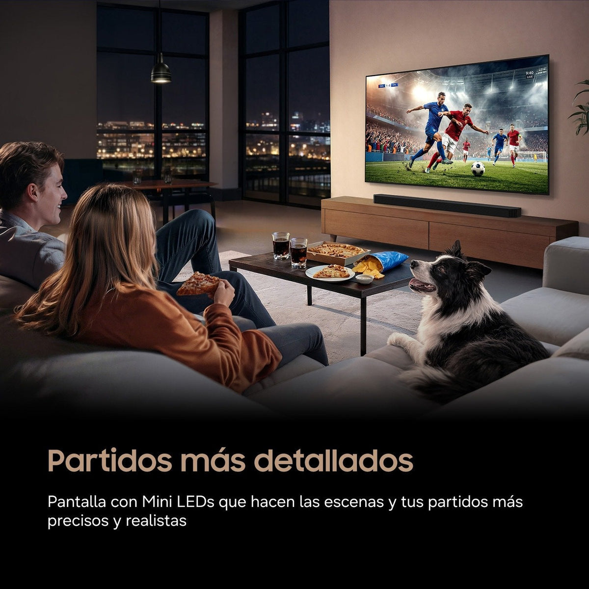 Televisor Samsung Mini Led M72h 43' Ultra Hd 4k Smart Tv Wifi