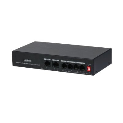 EAN 6939554946967 - Dahua Technology PoE DH-PFS3006-4ET-36 switch Fast Ethernet (10/100) Energía sobre Ethernet (PoE) Negro imagen 2