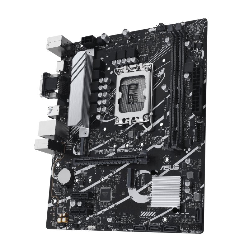 Placa Base Asus Prime B760m-K Intel 1700 2x Ddr5 Hdmi Pcie4.0 4x Sata3 Usb3.2 Matx