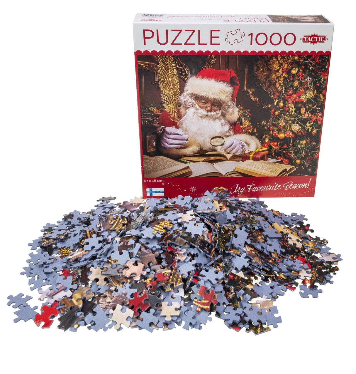 Puzzle 1000 Elementów Swiety Mikolaj W Swoim Domu