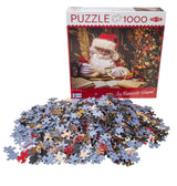 Puzzle 1000 Elementów Swiety Mikolaj W Swoim Domu
