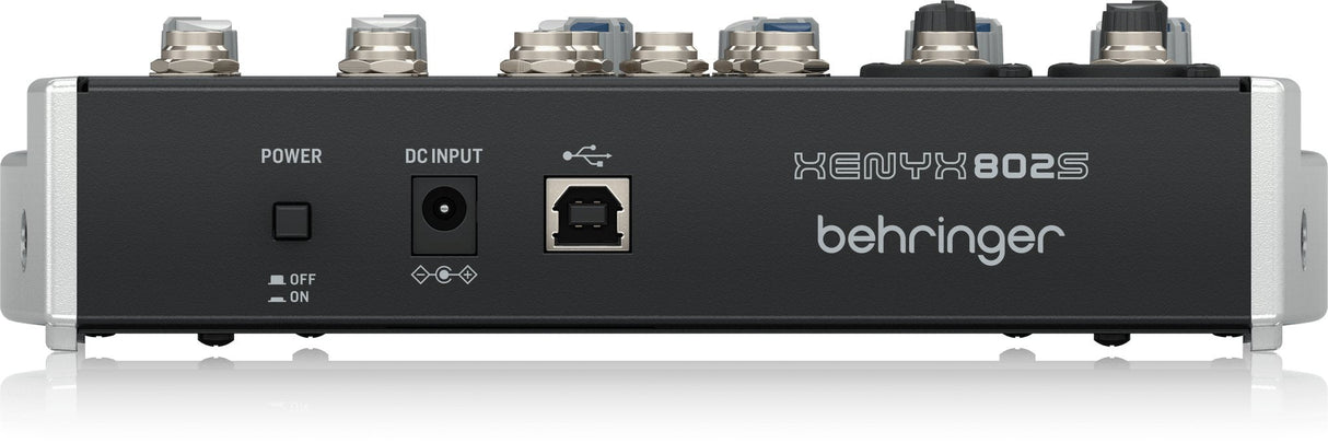Behringer 802s - 8-Mezclador Interfaz Usb Para Podcasts, Streaming Y Grabaciones Domésticas