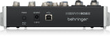 Behringer 802s - 8-Mezclador Interfaz Usb Para Podcasts, Streaming Y Grabaciones Domésticas