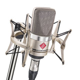 Neumann Tlm 102 Ni Studio Set - Mikrofon Pojemnosciowy, Wielkomembranowy Z Uchwytem Przeciwwstrzasowym, Nikiel