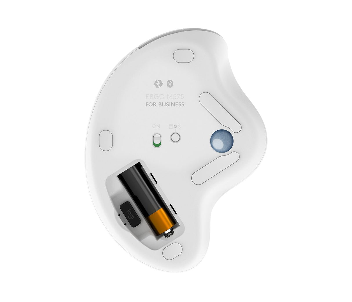 Logitech Ergo M575 For Business Ratón Mano Derecha Rf Wireless + Bluetooth Trackball 2000 Dpi