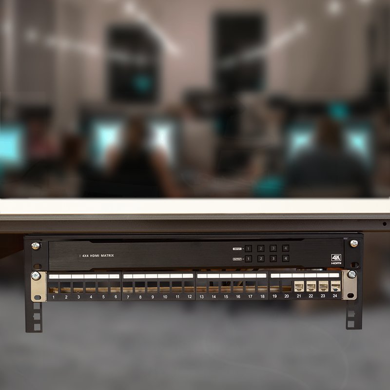 Logilink 19" Rack For Under-Desk Or Wall Mounting, 1u