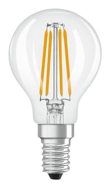 Osram Led Classic P 40 Filament P 3.4w 827 Clear E14 Led-Lampen, Klassische Miniba