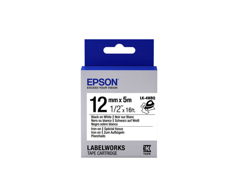 EAN 8715946611396 - Epson LK-4WBQ cinta para impresora de etiquetas Negro sobre blanco imagen 1