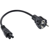 Cable De Alimentación Inline Tipo F A Enchufe De Portátil "Mikey Mouse" Negro 1,8 M