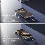Unitek C14158abk01-1m Usb-C Cable Charging With Led Display 1m Black