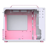 Jonsplus Z20 Micro-Atx Gehäuse, Mit Tragegriff - Blanco/Rosa