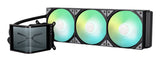 K Tryx Panorama Se Argb 360 Komplett-Wasserkühlung, 3d-Amoled-Display - 360mm, Schwarz